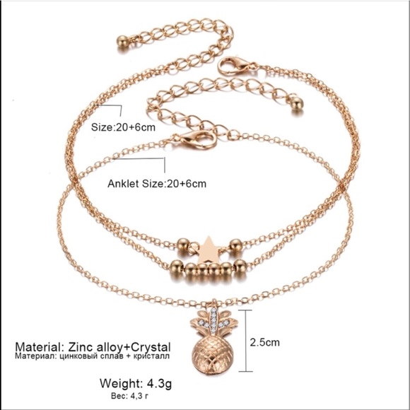 Pineapple Anklet - Picture 2 of 8